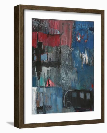 Memory-Falah Al Ani-Framed Art Print