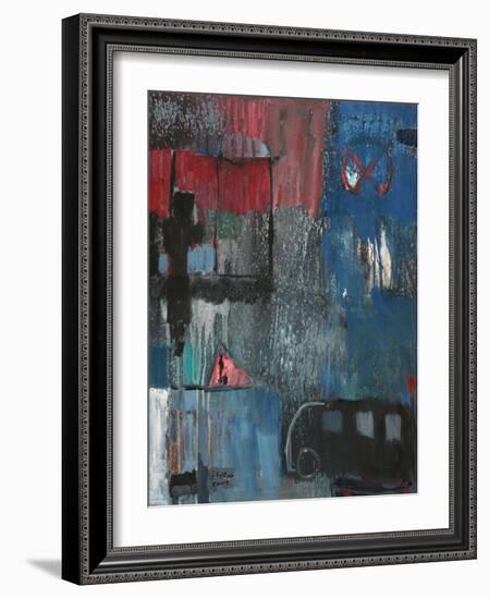 Memory-Falah Al Ani-Framed Art Print