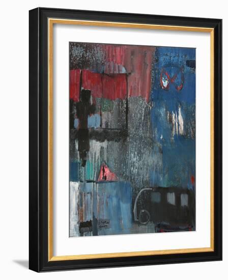 Memory-Falah Al Ani-Framed Art Print