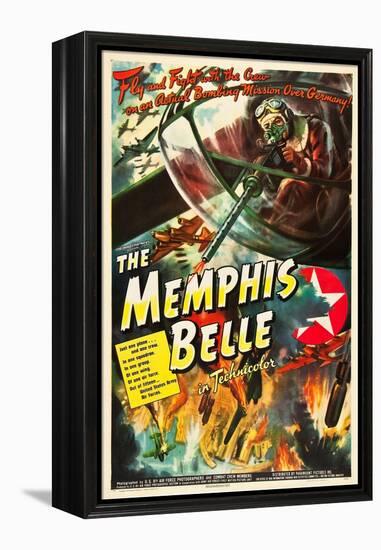 Memphis Belle, William Wyler's WWII documentary about the B-17 fighter plane, 1944-null-Framed Stretched Canvas