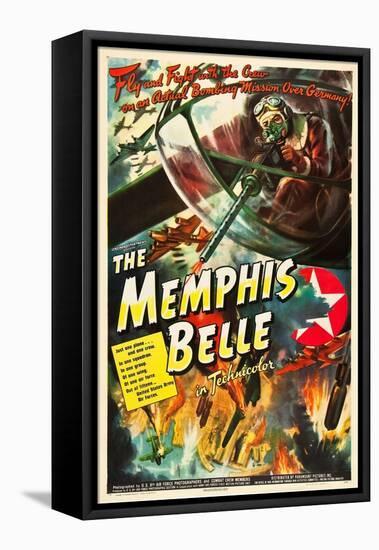 Memphis Belle, William Wyler's WWII documentary about the B-17 fighter plane, 1944-null-Framed Stretched Canvas