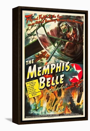 Memphis Belle, William Wyler's WWII documentary about the B-17 fighter plane, 1944-null-Framed Stretched Canvas