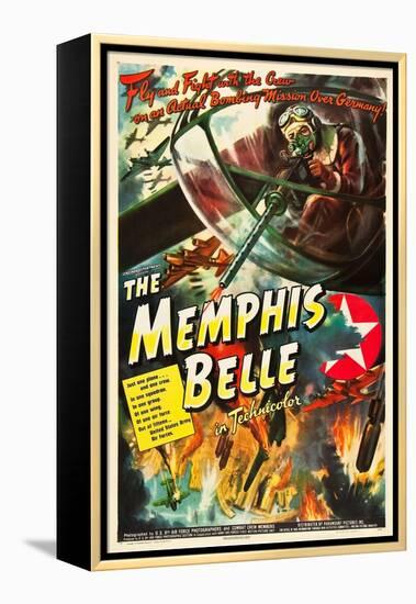 Memphis Belle, William Wyler's WWII documentary about the B-17 fighter plane, 1944-null-Framed Stretched Canvas