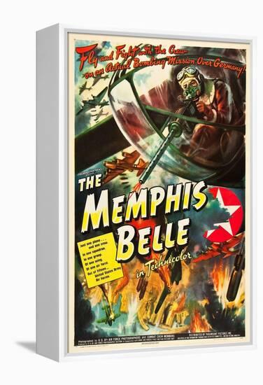 Memphis Belle, William Wyler's WWII documentary about the B-17 fighter plane, 1944-null-Framed Stretched Canvas