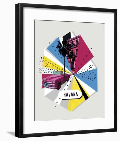 Memphis Group - Havana-null-Framed Giclee Print