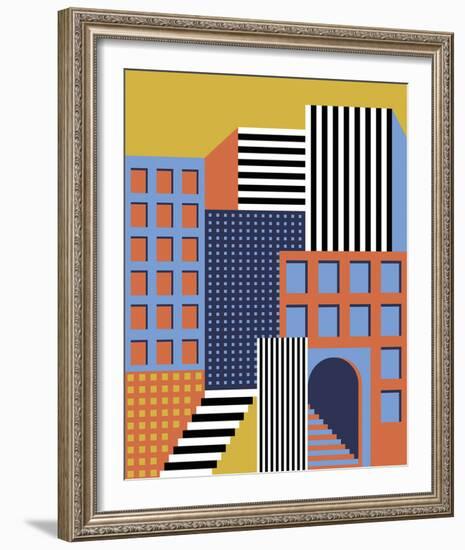 Memphis Rhythm-Erika Greenfield-Framed Giclee Print