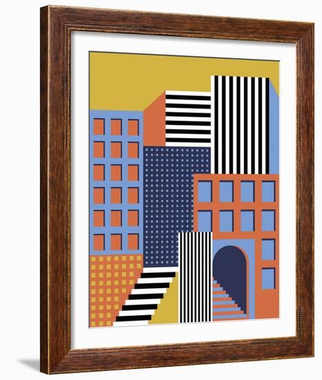 Memphis Rhythm-Erika Greenfield-Framed Giclee Print