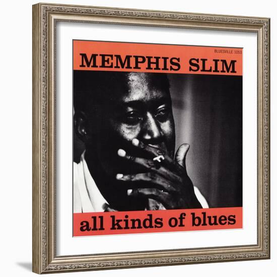 Memphis Slim - All Kinds of Blues-null-Framed Art Print