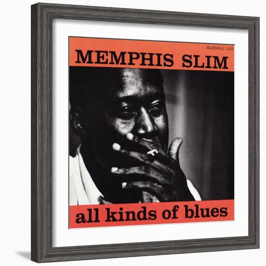 Memphis Slim - All Kinds of Blues-null-Framed Art Print