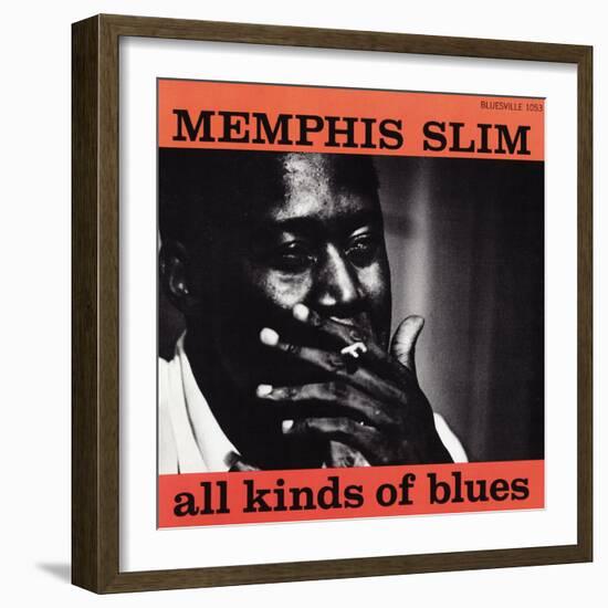 Memphis Slim - All Kinds of Blues-null-Framed Art Print