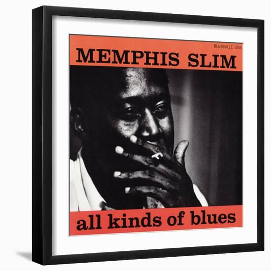 Memphis Slim - All Kinds of Blues-null-Framed Art Print