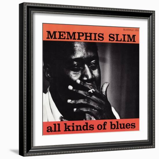 Memphis Slim - All Kinds of Blues-null-Framed Art Print