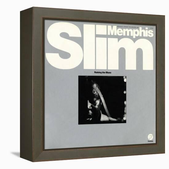 Memphis Slim - Raining the Blues-null-Framed Stretched Canvas