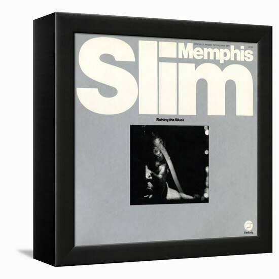 Memphis Slim - Raining the Blues-null-Framed Stretched Canvas