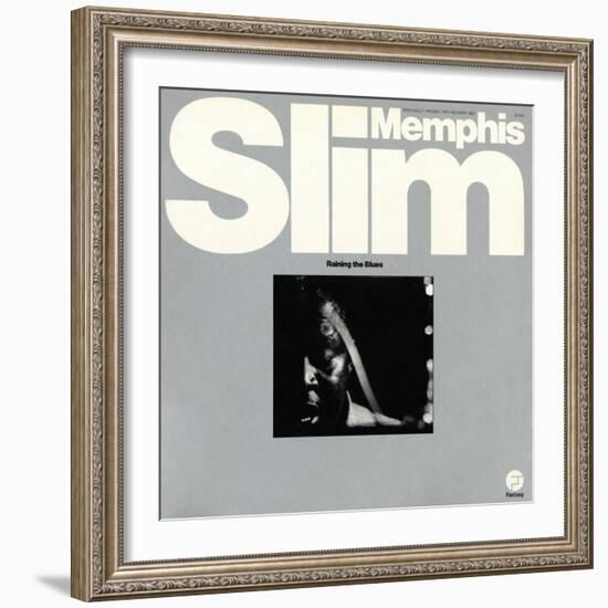 Memphis Slim - Raining the Blues-null-Framed Art Print