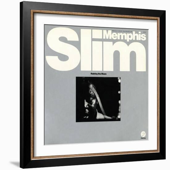 Memphis Slim - Raining the Blues-null-Framed Art Print