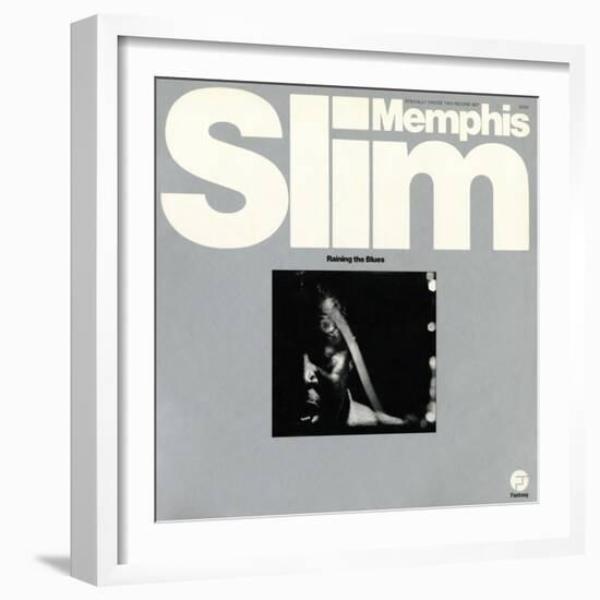 Memphis Slim - Raining the Blues-null-Framed Art Print