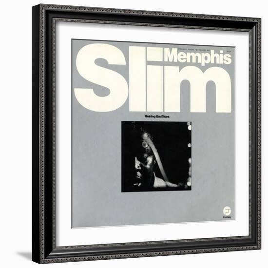 Memphis Slim - Raining the Blues-null-Framed Art Print