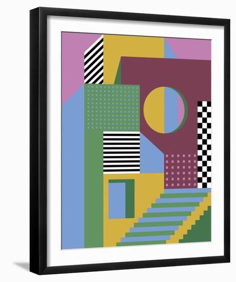 Memphis Tempo-Erika Greenfield-Framed Giclee Print