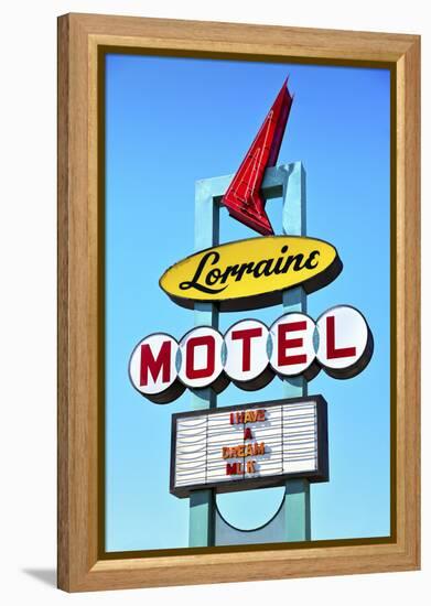 Memphis, Tennessee, Marque Of The Lorraine Motel, National Civil Rights Museum, Where Martin Luther-John Coletti-Framed Premier Image Canvas