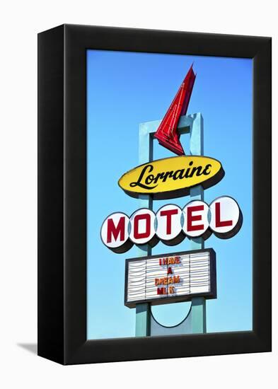 Memphis, Tennessee, Marque Of The Lorraine Motel, National Civil Rights Museum, Where Martin Luther-John Coletti-Framed Premier Image Canvas