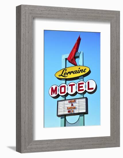 Memphis, Tennessee, Marque Of The Lorraine Motel, National Civil Rights Museum, Where Martin Luther-John Coletti-Framed Photographic Print