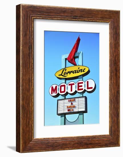 Memphis, Tennessee, Marque Of The Lorraine Motel, National Civil Rights Museum, Where Martin Luther-John Coletti-Framed Photographic Print