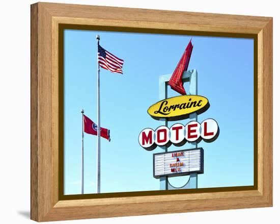 Memphis, Tennessee, Marque Of The Lorraine Motel, National Civil Rights Museum, Where Martin Luther-John Coletti-Framed Premier Image Canvas