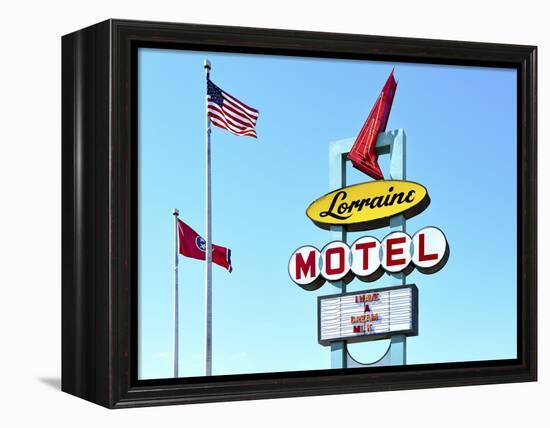 Memphis, Tennessee, Marque Of The Lorraine Motel, National Civil Rights Museum, Where Martin Luther-John Coletti-Framed Premier Image Canvas