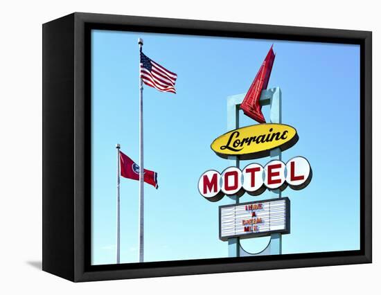 Memphis, Tennessee, Marque Of The Lorraine Motel, National Civil Rights Museum, Where Martin Luther-John Coletti-Framed Premier Image Canvas