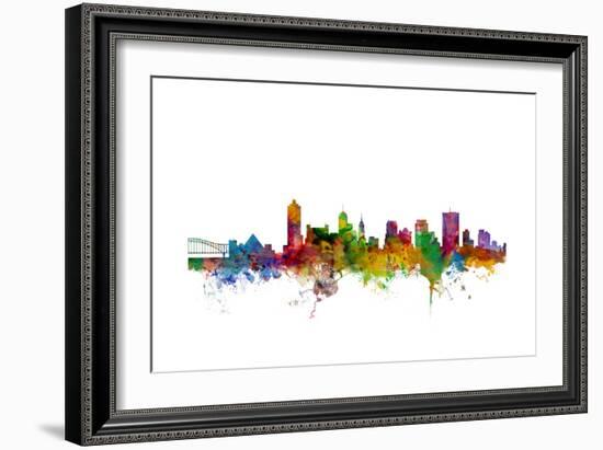 Memphis Tennessee Skyline-Michael Tompsett-Framed Art Print