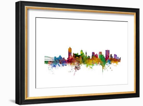 Memphis Tennessee Skyline-Michael Tompsett-Framed Art Print