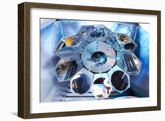 MEMS Production, Metal Evaporation-Colin Cuthbert-Framed Photographic Print