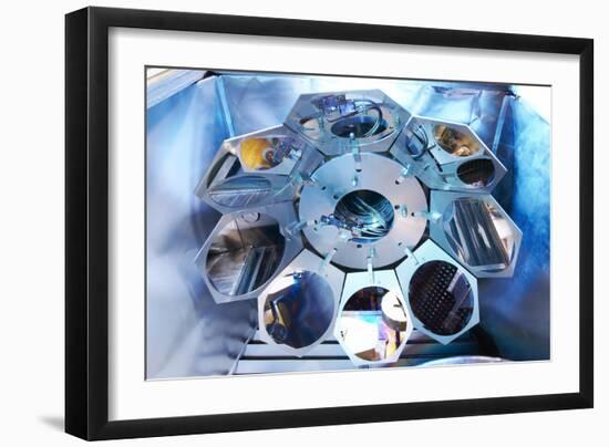 MEMS Production, Metal Evaporation-Colin Cuthbert-Framed Photographic Print