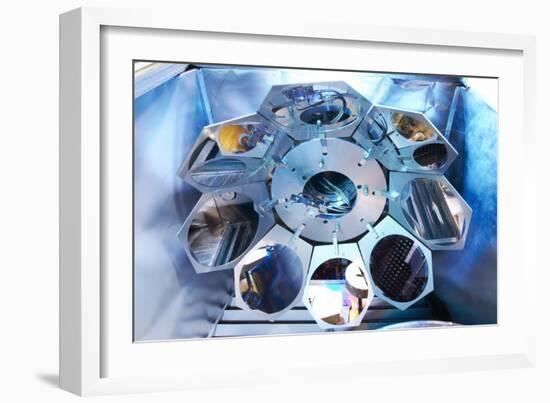 MEMS Production, Metal Evaporation-Colin Cuthbert-Framed Photographic Print