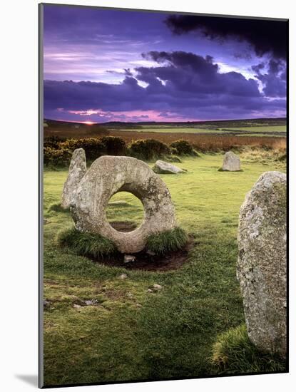 Men-an-tol Standing Stones-Chris Madeley-Mounted Photographic Print
