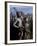 Men and Women Dance Together in the Karo Village of Duss, Omo Delta, Ethiopia-John Warburton-lee-Framed Photographic Print