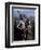 Men and Women Dance Together in the Karo Village of Duss, Omo Delta, Ethiopia-John Warburton-lee-Framed Photographic Print