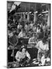 Men and Women Working in the Compass Assembly Room at the Sperry Gyroscope Plant During WWII-null-Mounted Photographic Print