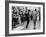 Men dancing in the street as revelers celebrate New Orleans Mardi Gras. February 1938-William Vandivert-Framed Premium Photographic Print