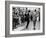 Men dancing in the street as revelers celebrate New Orleans Mardi Gras. February 1938-William Vandivert-Framed Premium Photographic Print