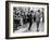 Men dancing in the street as revelers celebrate New Orleans Mardi Gras. February 1938-William Vandivert-Framed Premium Photographic Print