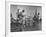 Men Exercising in Gymnasium at Homestead Hotel-John Phillips-Framed Premium Photographic Print