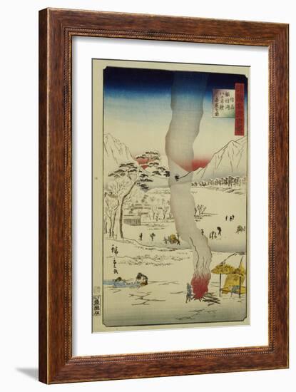 Men Fishing for Eels and Other Fish Through a Hole in the Ice-null-Framed Giclee Print