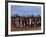 Men Hold Hands Forming a Circle Within Which the Women Dance in the Karo Village of Duss,Ethiopia-John Warburton-lee-Framed Photographic Print