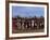 Men Hold Hands Forming a Circle Within Which the Women Dance in the Karo Village of Duss,Ethiopia-John Warburton-lee-Framed Photographic Print