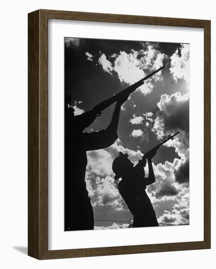 Men Hunting Doves-Cornell Capa-Framed Photographic Print