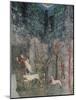 Men Hunting with Dogs, Detail from La Chambre Du Cerf (Stag Room) 1343 (Fresco)-French School-Mounted Giclee Print