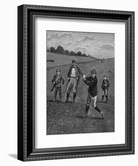 Men In Knickers Playing A Game Of Golf-Bettmann-Framed Giclee Print