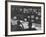 Men in the Control Room Watching the Ed Sullivan Television Show-Ralph Morse-Framed Photographic Print